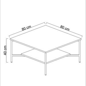 dimensions table basse tromso