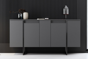 buffet noir boras rectangle