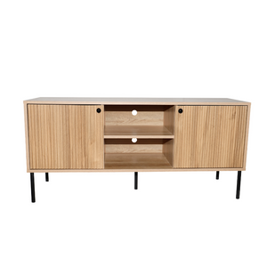 buffet en bois edge fond blanc