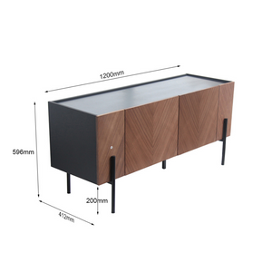 Meuble TV vintage Sequoia Concept Usite - dimensions