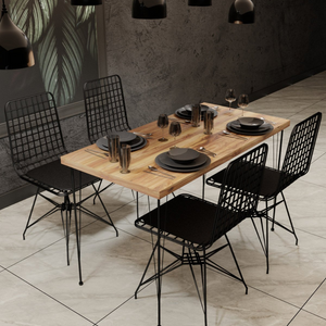 Ensemble table et chaises square ambiance