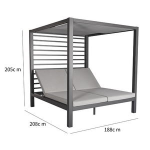 Lit de jardin matala dimensions