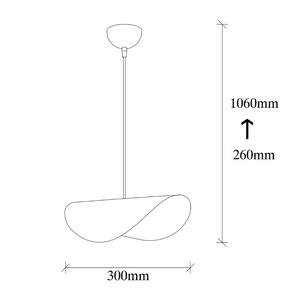 Dimensions suspension salomé